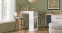 SoBuy Барный стол Высокий обеденный стол Кухонный книжный шкаф Полка-чердак FWT99-WN