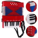 KEYTAR PRZENOŚNY AKORDEON INSTRUMENT MUZYCZNY ZABAWKI Materiał inny