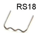 СКОБЫ ДЛЯ ПЛАСТИКА ТИПА RS18, 100 шт.