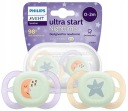 PHILIPS AVENT ULTRA START НОЧНАЯ СВЕТЯЩАЯСЯ СОСКА ДЛЯ НОВОРОЖДЕННЫХ 0-2М 2Х