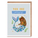 ТЫ УДИВИТЕЛЬНАЯ РУСАЛОЧКА Открытка А6