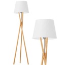 Светодиодный торшер ROSA с деревянным конусом