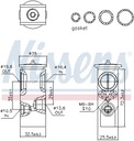 NISSENS 999396 VÁLVULA ROZPREZNY, ACONDICIONAMIENTO 