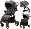 ŠPORTOVÝ KOČÍK 4BABY STINGER XXIII FÓLIA RUKOVÄŤ GRAPHITE Šírka produktu 56 cm