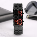 Pánske digitálne hodinky s LED displejom Lava Metal Wristwatch Creative Watch Kód výrobcu JJMW020A