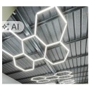 КОМПЛЕКТ ФАР LED (СВІТЛОДІОД) HEXAGON 42W 4000K 6 MODULOW БІЛИЙ DO SALONU DETAILINGU  (18813660635) фото min 13