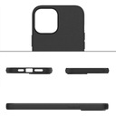 Back Case MATT do iPhone 15 PRO MAX czarny Załączone wyposażenie folia ochronna
