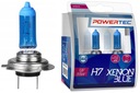 H7 POWERTEC ŻARÓWKI x2 BIAŁA BARWA XENON BLUE H7