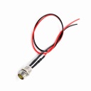 ИНДИКАТОРЫ SWIETLNE ПРЕДУПРЕЖДАЮЩИЕ DASH 4 ШТ 12V БЕЛЫЙ ПАНЕЛЬ СВЕТОДИОДНЫЕ 8MM DO АВТОМОБИЛЕЙ  фото 5