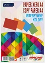 Papier Kolorowy Interdruk A4 Biurowy do Drukarki 5 kolorów 100 kartek