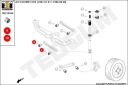 TED-GUM ВТУЛКА ВАЖЕЛЯ ЗАД 00210554 ALFA ROMEO 147/156  (18834680348) фото min 7