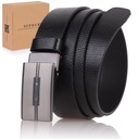 Мужской кожаный ремень SEPHER, ЧЕРНЫЙ крокодил змея