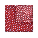 Красный нагрудный платок с узором «Рыбка» Lancerto M.837