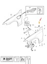 FASTENERS WINGS PERID SIDE LEFT VOLVO S60 32277126  photo 7