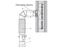 Снижение сгорания для керамического дымохода fi 150/180