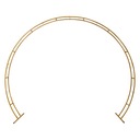 Золотой двойной круглый свадебный кронштейн 2,3х2,7м