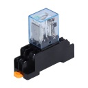РЕЛЕ ЭЛЕКТРОМАГНИТНЫЙ 8 ШПИЛЕК LY2NJ Z ПОДСТАВКА ГНЕЗДА DO SILNIKOW 12V 10ADC  фото 7