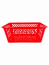 KOSZYK PLASTIKOWY CZERWONY KJ4 37x26x15CM
