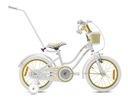 Велосипед Sun Baby Heart 14 дюймов, белый, золотой