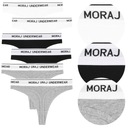 6x STRINGI MAJTKI DAMSKIE Bawełniane Kobiece Zestaw 6 Pak MORAJ r. M