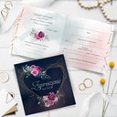 Свадебные приглашения ГОТОВЫЕ к свадьбе с конвертом S11
