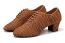 BUTY TANECZNE DO TAŃCA TRENINGOWE PRAKTISY ĆWICZKI OXFORD 4,5cm ROZMIAR 38