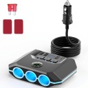 120W РОЗПОДІЛЮВАЧ ГНІЗДА ПРИКУРЮВАЧА ЗАРЯДНИЙ ПРИСТРІЙ АВТОМОБІЛЬНА QC USB-C PD USB  (18704179321) фото min 4