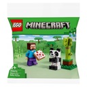 LEGO Minecraft Стив и маленькая панда 30672