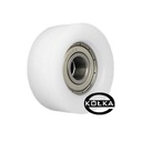 РОЛИКИ ПРЯМОЙ ПЛАСТИКОВЫЙ РОЛИК С ПОДШИПНИКОМ fi. 40 мм