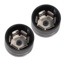 10 SZT. ГОЛОВКА МОТОЦИКЛА ЗАХИСТ БОЛТИ CNC АЛЮМІНІЙ ЧОРНА КРУГЛА TQ  фото 9