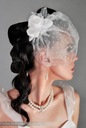 _JMart__VEIL, КЛИН, ВУАЛЬ белый, экрю РОЗОВЫЙ ЦВЕТОК