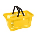 КОРЗИНА ДЛЯ ПОКУПОК КОРЗИНА 22 Л, ЦВЕТ: ЖЕЛТЫЙ