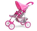 Kočík pre bábiky Natalie Prestige Pink Ružová Kočík Skladacia strieška ľahká EAN (GTIN) 5901761124965
