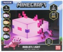 Лампа MINECRAFT Аксолотль Мультиколор 2 режими 21 см