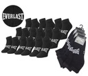 EVERLAST ponožky členky quarter 9PAK veľ. 39/42 čierne