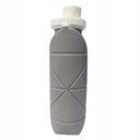 Силиконовая складная дорожная бутылка для воды емкостью 600 мл