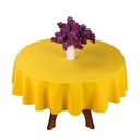 ЭЛЕГАНТНЫЙ ГЛАДКИЙ КРУГЛЫЙ СТОЛЕК КРУГ ЖЕЛТЫЙ Ø120