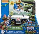 Labková patrola TRACKER JEEP VOZIDLO + POHYBLIVÁ FIGÚRKA JUNGLE RESCUE DŽUNGĽA Model Tracker Jeep