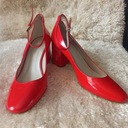 KAREN MILLEN __ RED ___SKÓRA ___ROZM.38 Kolor czerwony