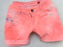 36 S.OLIVER KRÓTKIE SPODENKI PINK NEON JEANS T944 Kolor różowy