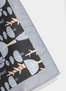 Серый нагрудный платок с абстрактным рисунком деревьев PAKO LORENTE, один размер