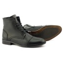 Мужские кожаные ботинки челси 287D ŚW черные 42
