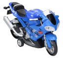 Motocykl z dźwiękiem i światłami, metal, display 7662