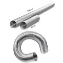 ALUFLEX SPIRO ALUMINIUM PIPE Fi 125 mm ELASTIC CHANNEL 3 METRES
