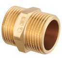 ЛАТУННЫЙ СОЕДИНИТЕЛЬ ОДНОПОДХОДНЫЙ ЛАТУННЫЙ СОЕДИНИТЕЛЬ 1 ДЮЙМ, DN25, ЖИДКИЙ