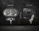 ФАРА МОТОЦИКЛЕТНА QUAD ФАРА ГАЛОГЕН ПРОТИВОТУМАННА РОБОЧА LED (СВІТЛОДІОД) CREE 20W  фото 16