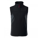 Мужская куртка софтшелл Hi-tec жилет LUMAN BLACK/ORANGE RED M
