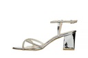 Strieborné sandále na pohodlnom stĺpiku Bayla-187 veľ.39 Hmotnosť (s balením) 1 kg