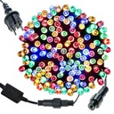 LAMPKI CHOINKOWE ZEWNĘTRZNE 300LED MULTIKOLOR - STAŁE ŚWIATŁO IP44 - MOCNE