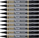 МАРКЕР PENTEL N850 КРУГЛЫЙ ЧЕРНЫЙ ПЕРМАНЕНТНЫЙ x10